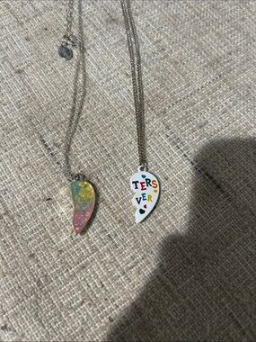 Half heart magnetic Necklaces